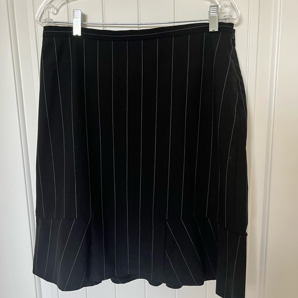 Black Skirt with pinstripes from The Limited